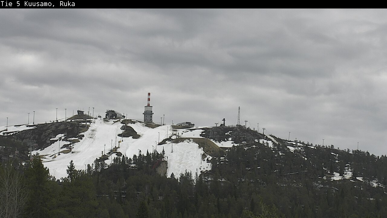 Weather Camera Image Road 5 Kuusamo, Ruka, Kuusamo, Pohjois-Pohjanmaa