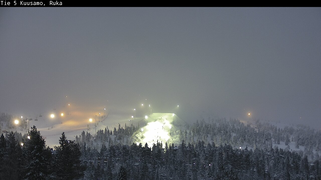 Weather Camera Image Road 5 Kuusamo, Ruka, Kuusamo, Pohjois-Pohjanmaa
