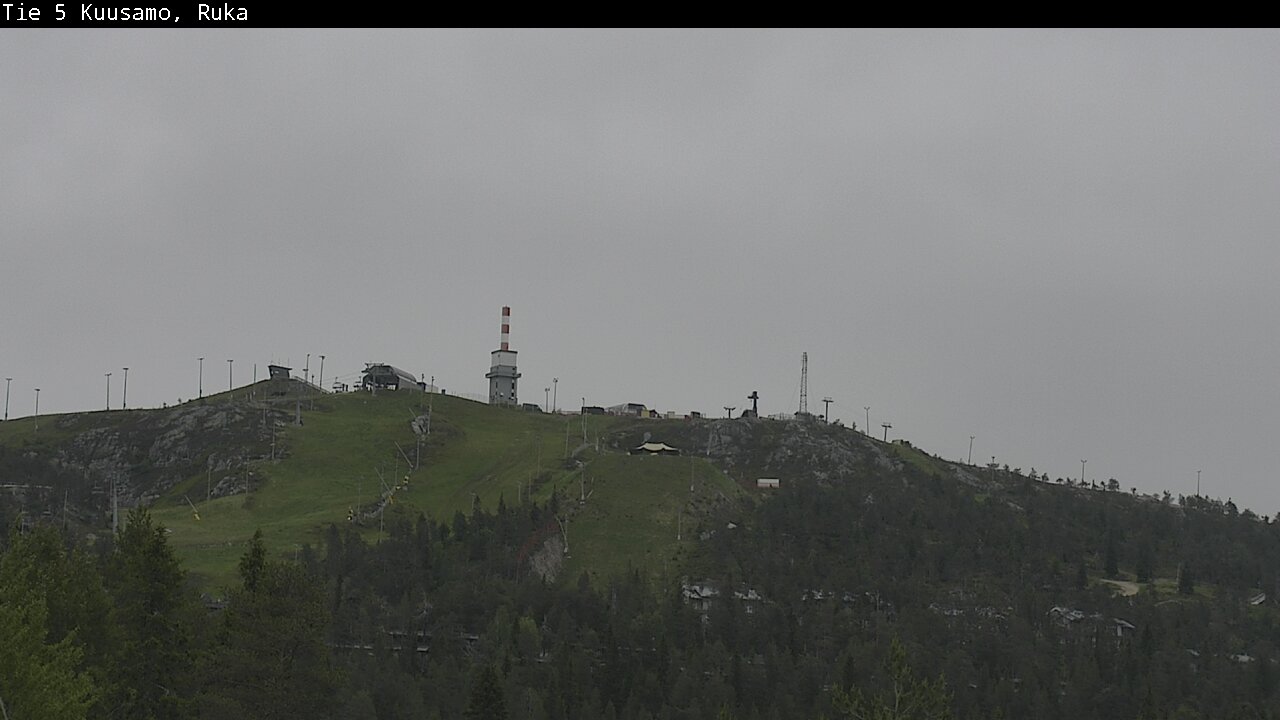 Weather Camera Image Väg 5 Kuusamo, Ruka, Kuusamo, Pohjois-Pohjanmaa