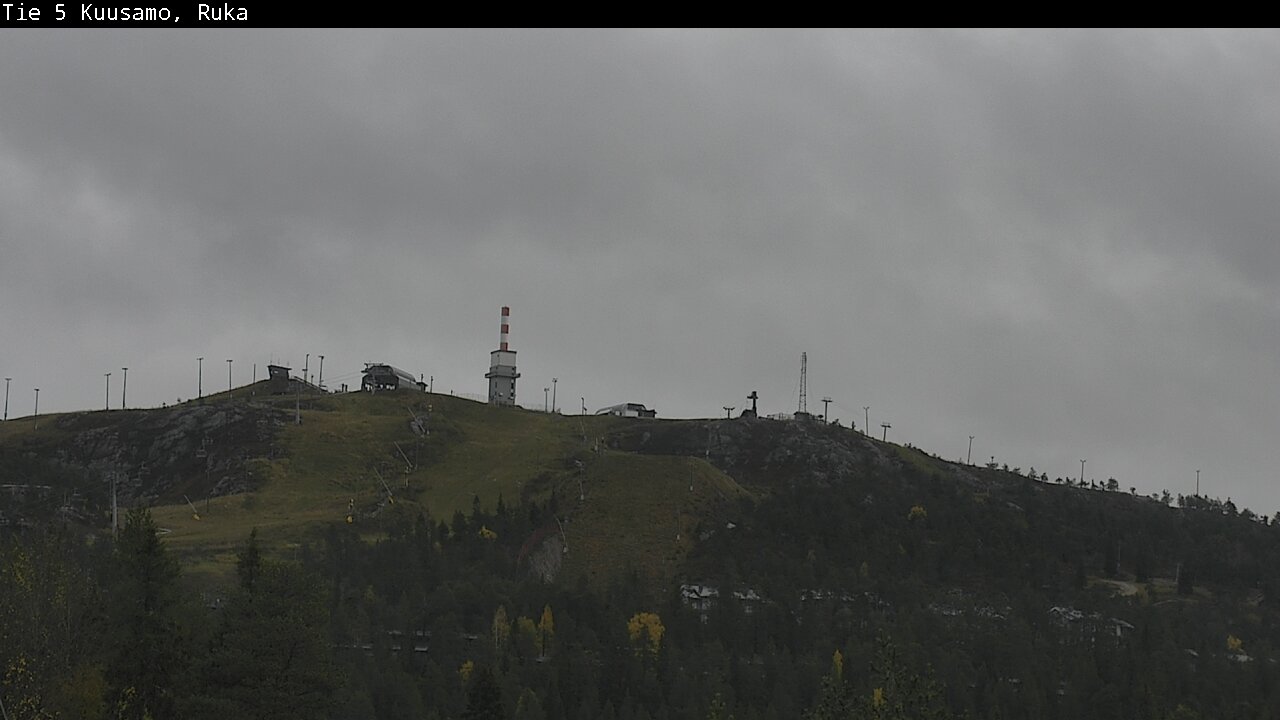 Weather Camera Image Väg 5 Kuusamo, Ruka, Kuusamo, Pohjois-Pohjanmaa