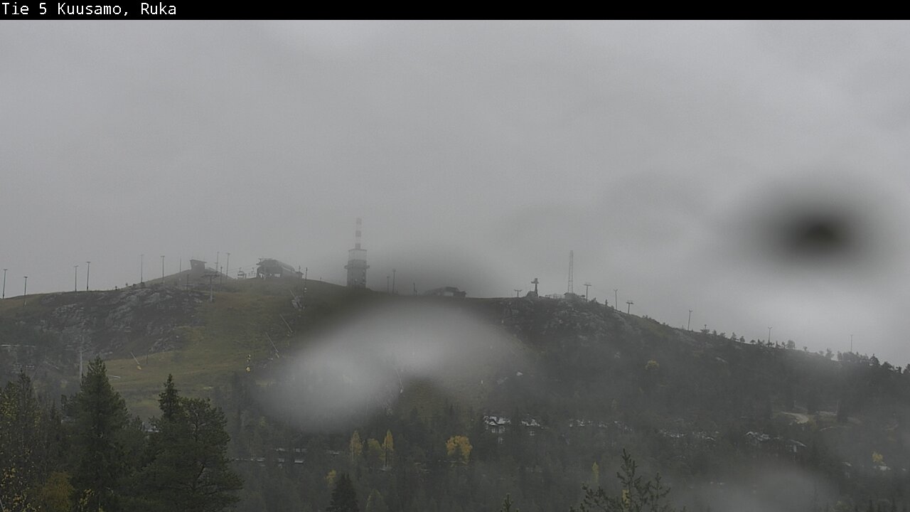Weather Camera Image Väg 5 Kuusamo, Ruka, Kuusamo, Pohjois-Pohjanmaa