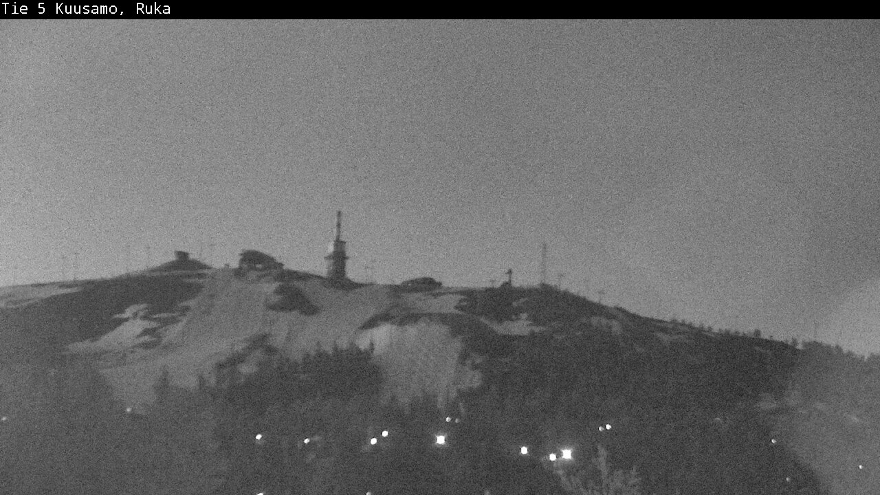 Weather Camera Image Väg 5 Kuusamo, Ruka, Kuusamo, Pohjois-Pohjanmaa