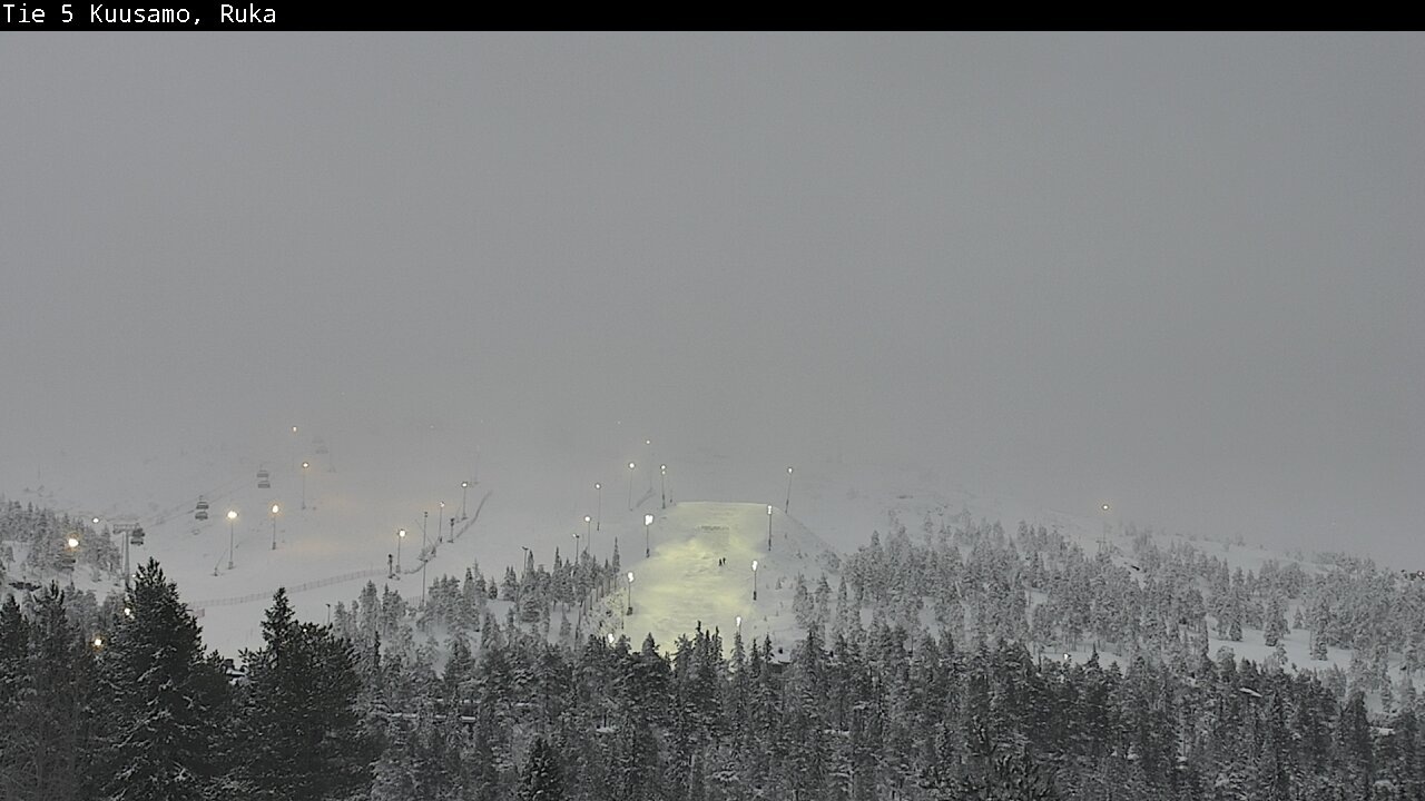 Weather Camera Image Road 5 Kuusamo, Ruka, Kuusamo, Pohjois-Pohjanmaa