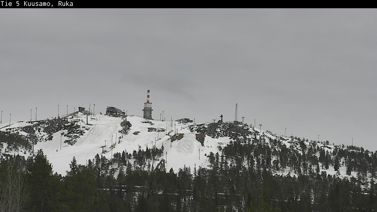 Weather Camera Image Road 5 Kuusamo, Ruka, Kuusamo, Pohjois-Pohjanmaa