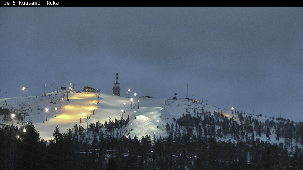 Weather Camera Image Road 5 Kuusamo, Ruka, Kuusamo, Pohjois-Pohjanmaa