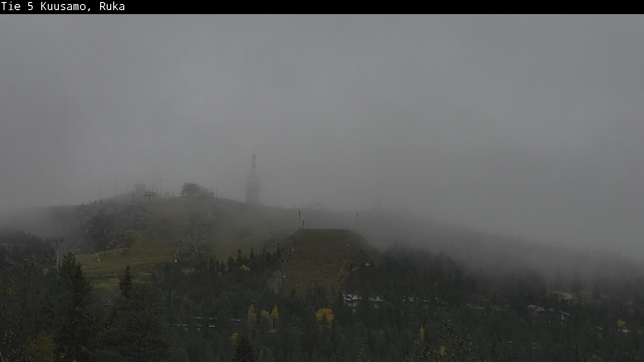 Weather Camera Image Väg 5 Kuusamo, Ruka, Kuusamo, Pohjois-Pohjanmaa