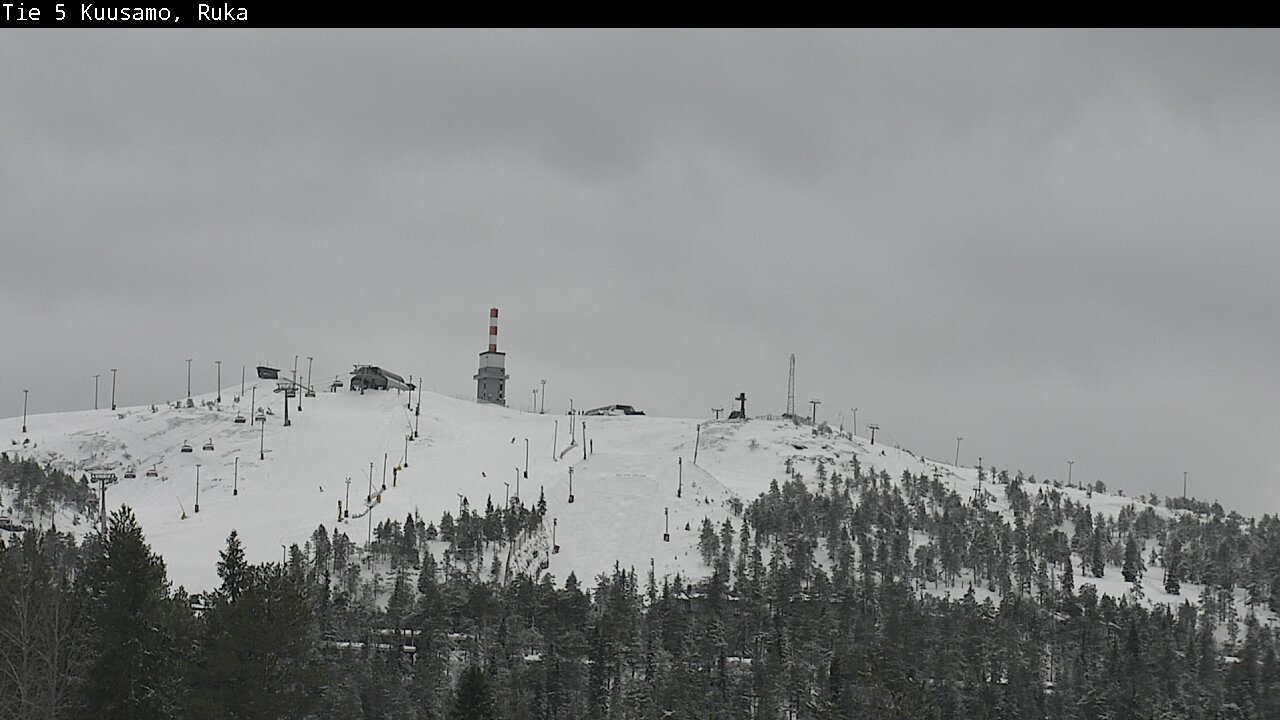 Weather Camera Image Road 5 Kuusamo, Ruka, Kuusamo, Pohjois-Pohjanmaa