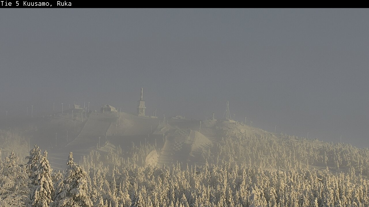 Weather Camera Image Road 5 Kuusamo, Ruka, Kuusamo, Pohjois-Pohjanmaa