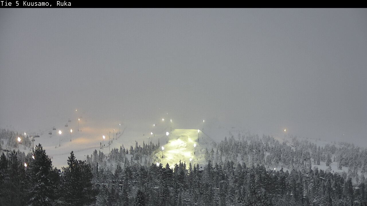 Weather Camera Image Road 5 Kuusamo, Ruka, Kuusamo, Pohjois-Pohjanmaa
