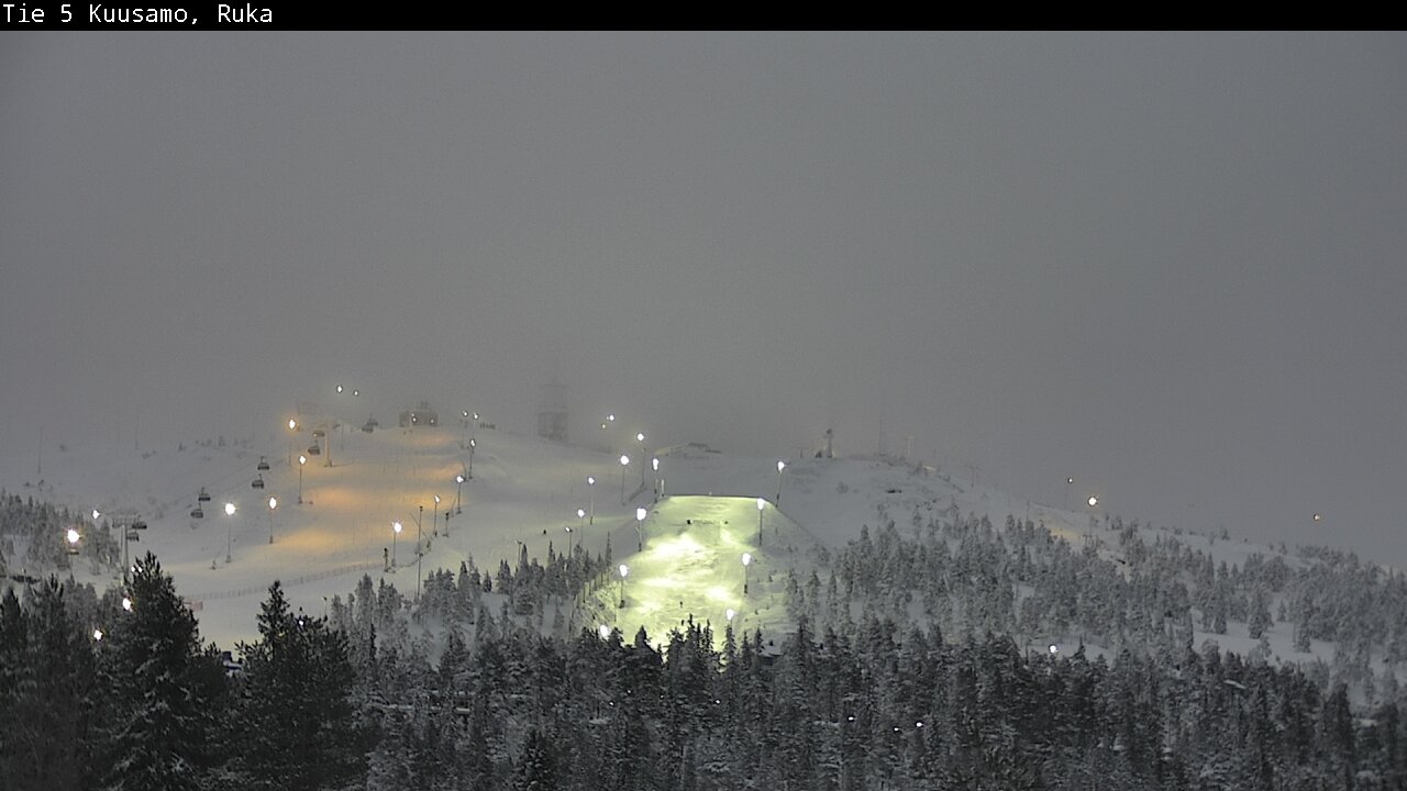 Weather Camera Image Road 5 Kuusamo, Ruka, Kuusamo, Pohjois-Pohjanmaa