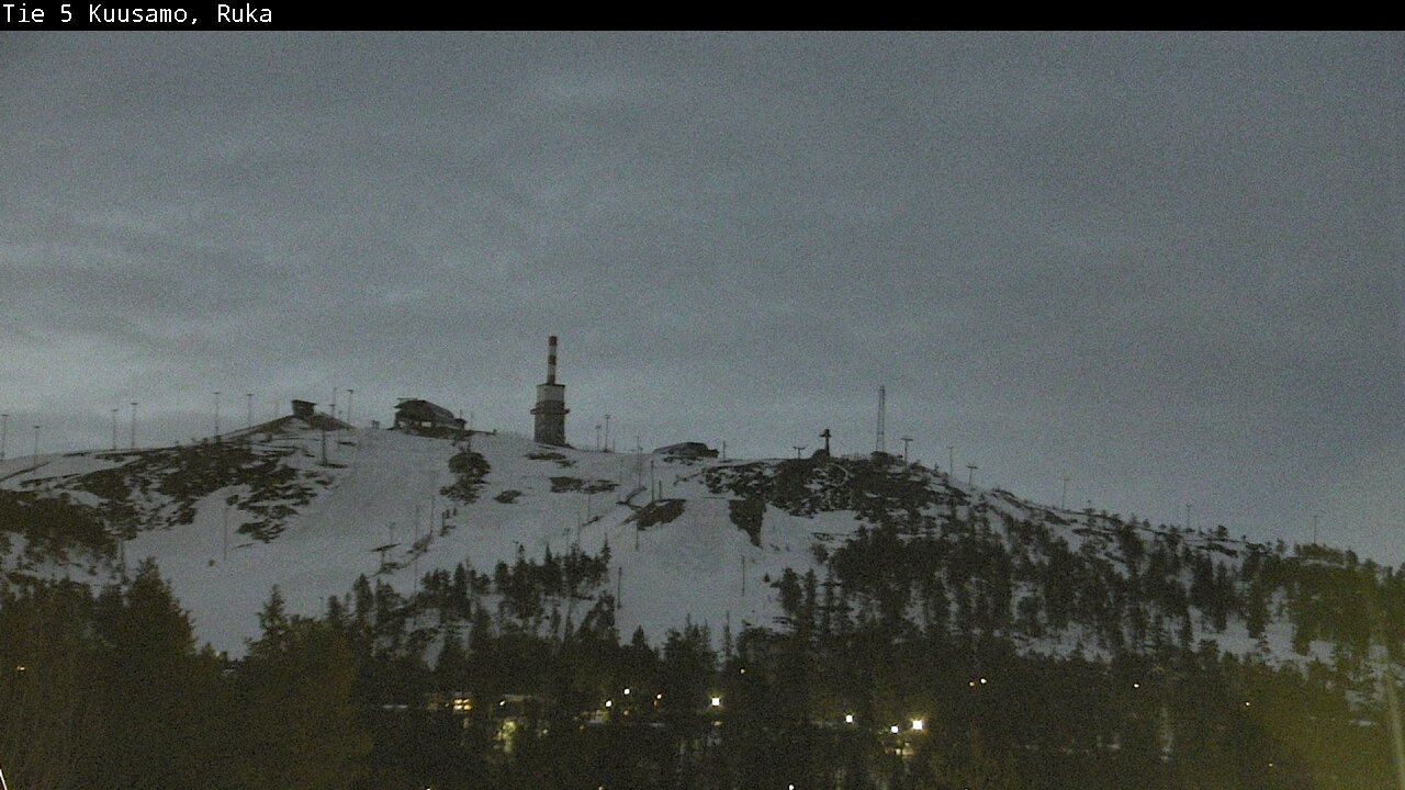 Weather Camera Image Road 5 Kuusamo, Ruka, Kuusamo, Pohjois-Pohjanmaa
