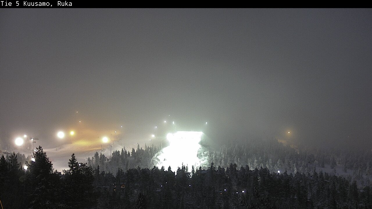 Weather Camera Image Road 5 Kuusamo, Ruka, Kuusamo, Pohjois-Pohjanmaa