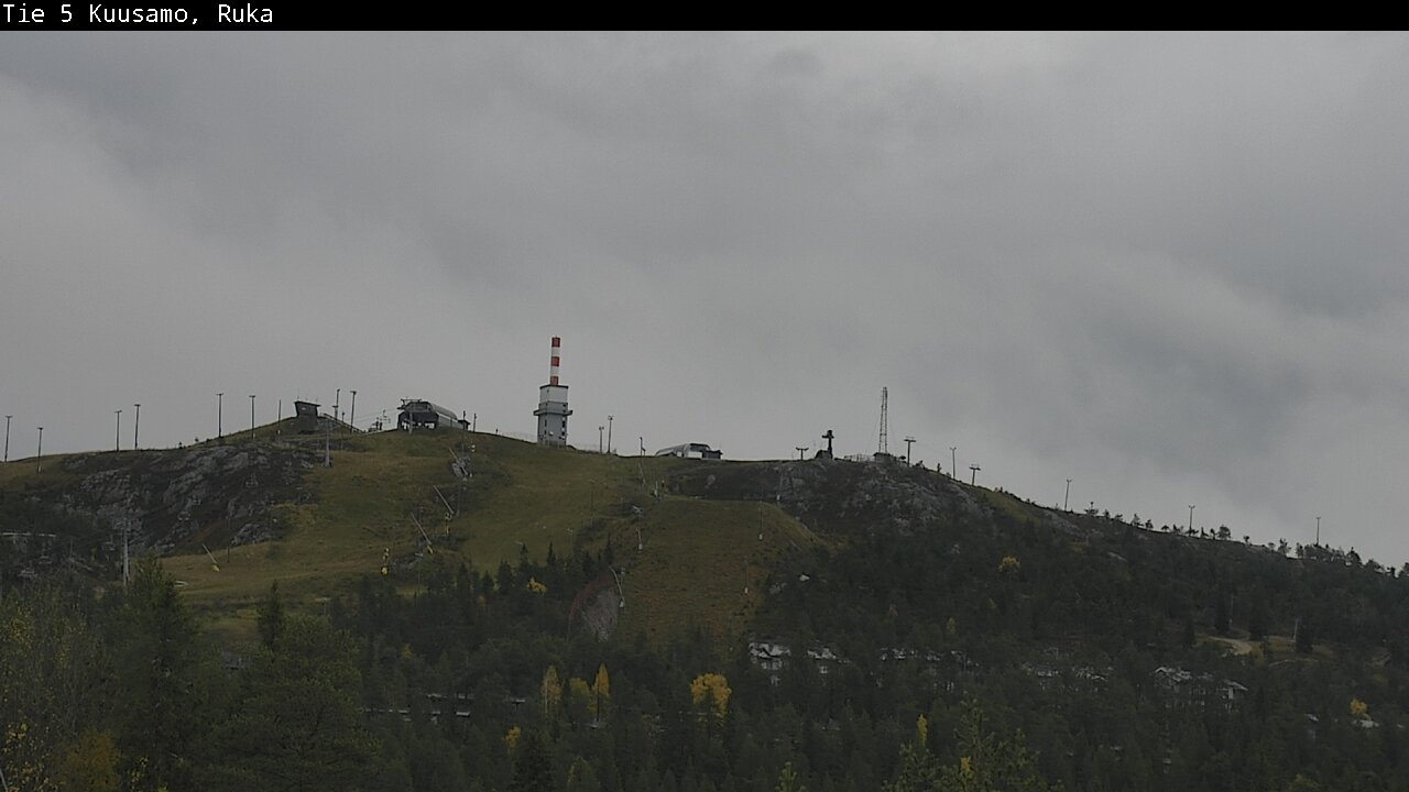 Weather Camera Image Väg 5 Kuusamo, Ruka, Kuusamo, Pohjois-Pohjanmaa
