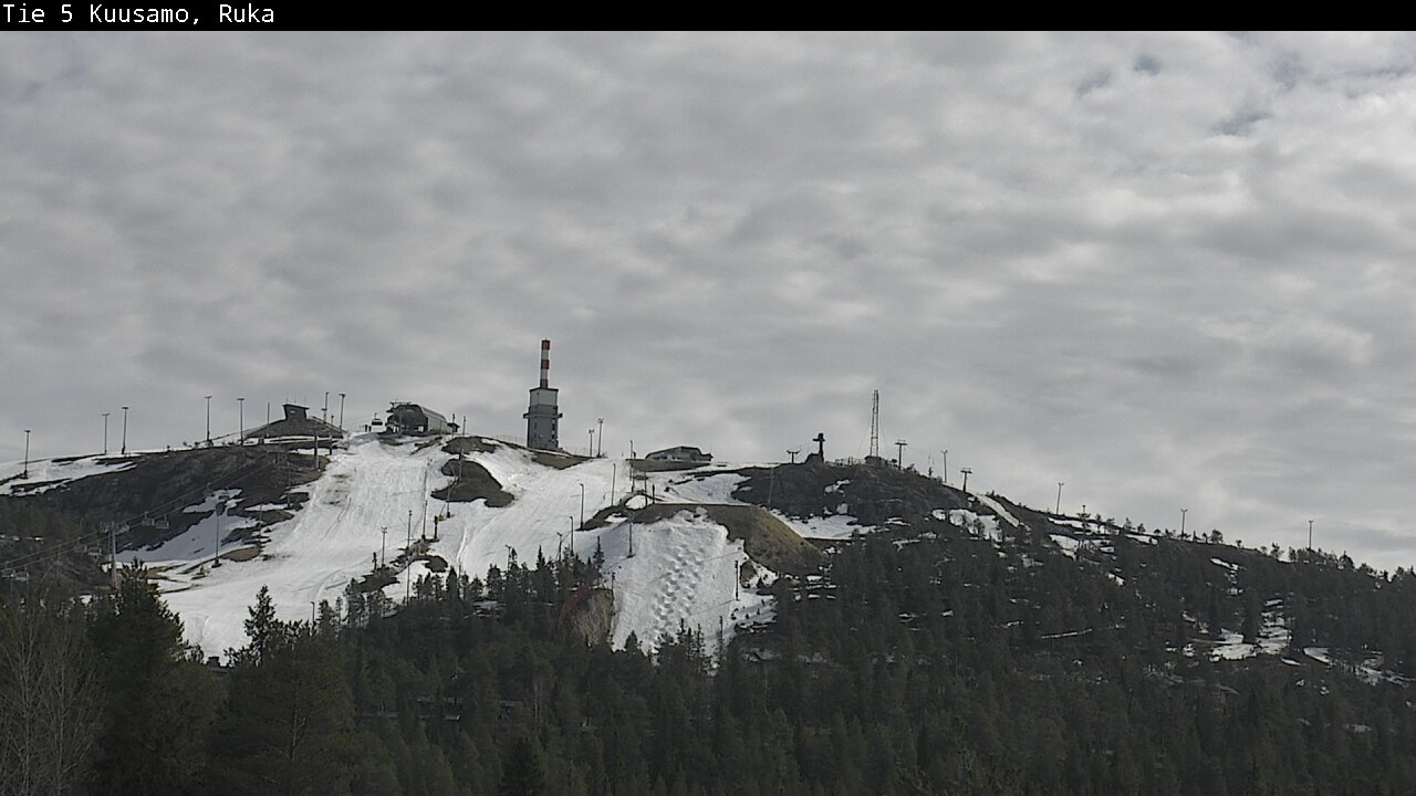 Weather Camera Image Road 5 Kuusamo, Ruka, Kuusamo, Pohjois-Pohjanmaa