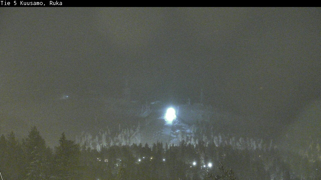 Weather Camera Image Road 5 Kuusamo, Ruka, Kuusamo, Pohjois-Pohjanmaa