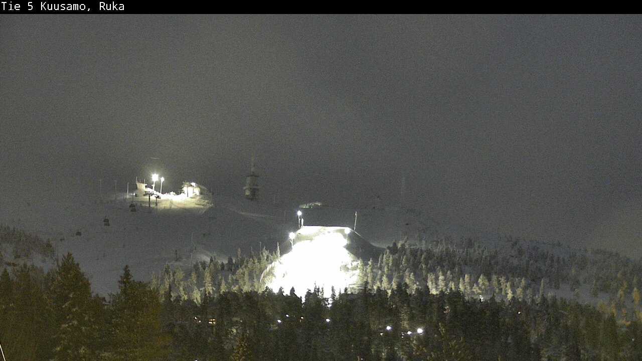 Weather Camera Image Road 5 Kuusamo, Ruka, Kuusamo, Pohjois-Pohjanmaa