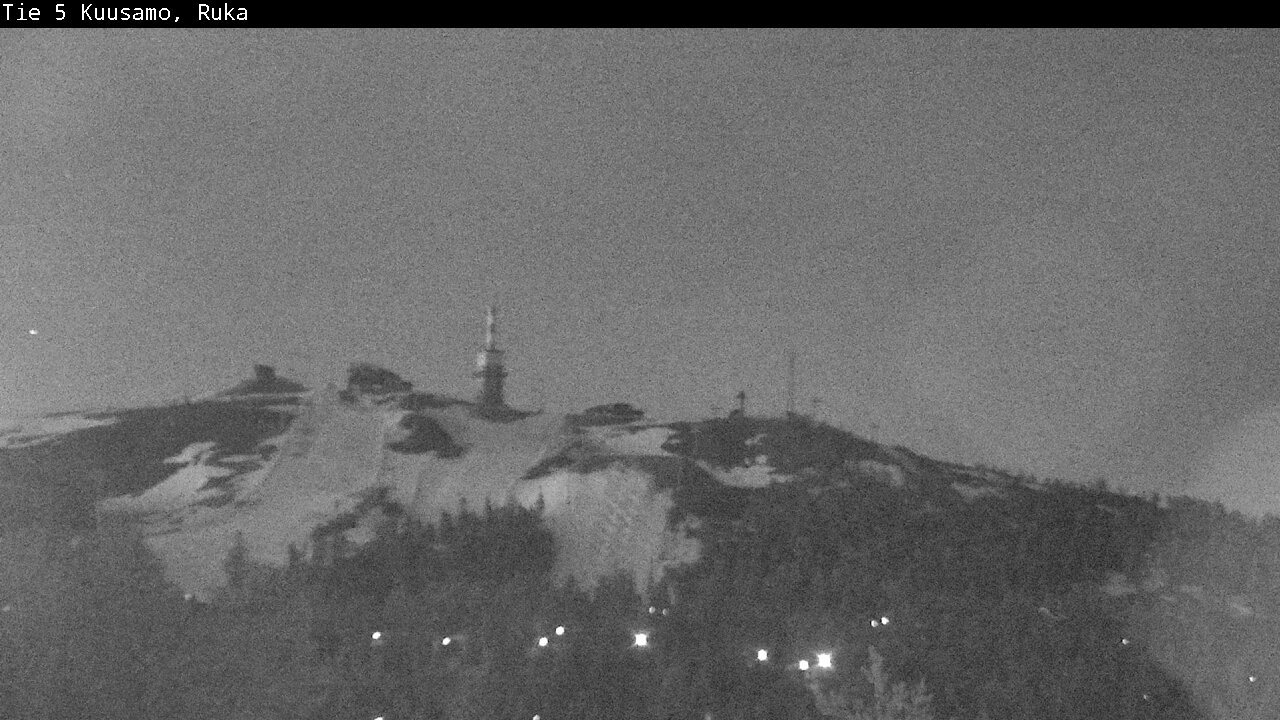 Weather Camera Image Väg 5 Kuusamo, Ruka, Kuusamo, Pohjois-Pohjanmaa
