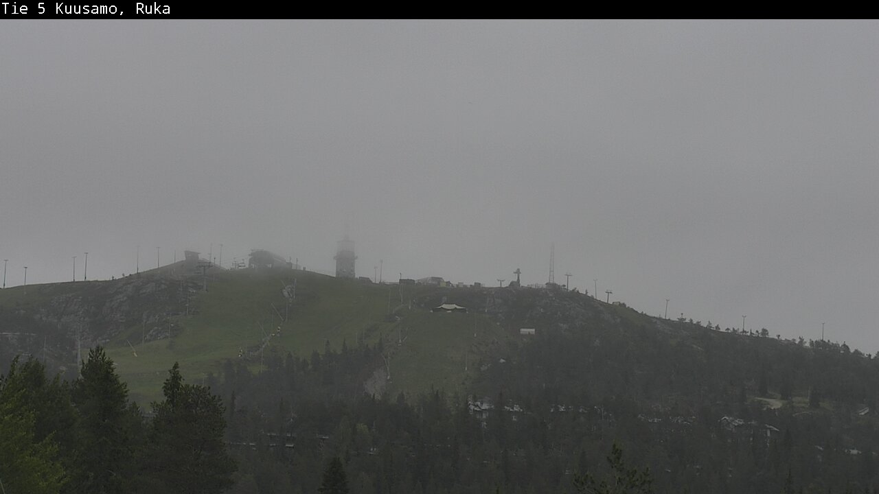 Weather Camera Image Väg 5 Kuusamo, Ruka, Kuusamo, Pohjois-Pohjanmaa