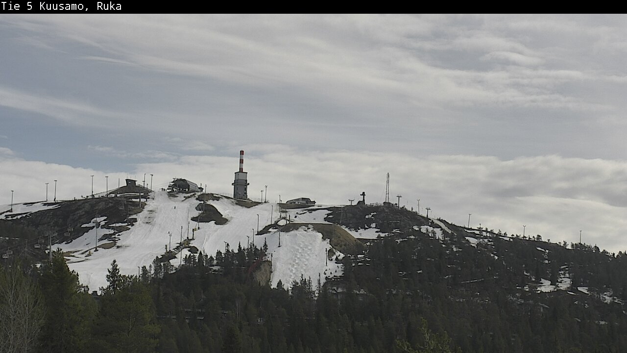 Weather Camera Image Road 5 Kuusamo, Ruka, Kuusamo, Pohjois-Pohjanmaa