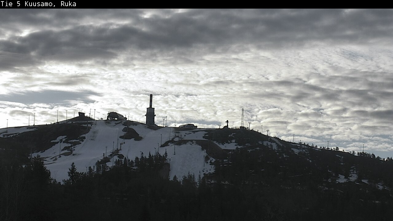 Weather Camera Image Road 5 Kuusamo, Ruka, Kuusamo, Pohjois-Pohjanmaa