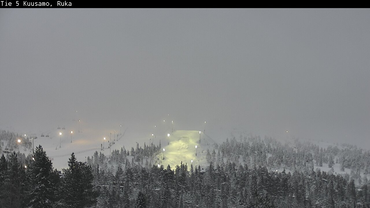 Weather Camera Image Road 5 Kuusamo, Ruka, Kuusamo, Pohjois-Pohjanmaa