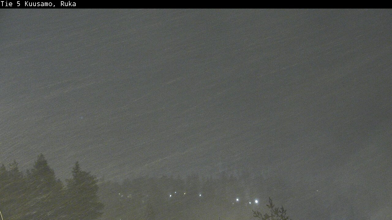 Weather Camera Image Road 5 Kuusamo, Ruka, Kuusamo, Pohjois-Pohjanmaa