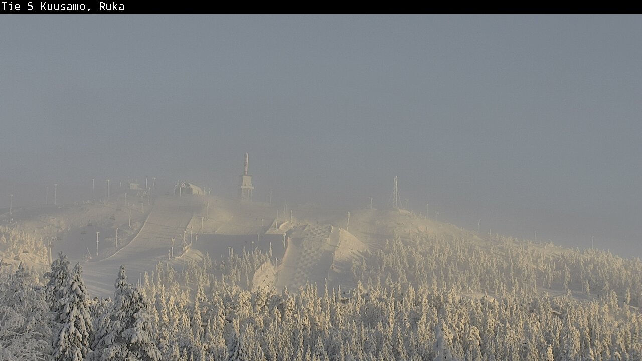 Weather Camera Image Road 5 Kuusamo, Ruka, Kuusamo, Pohjois-Pohjanmaa