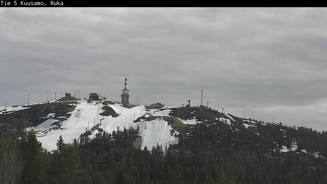 Weather Camera Image Road 5 Kuusamo, Ruka, Kuusamo, Pohjois-Pohjanmaa