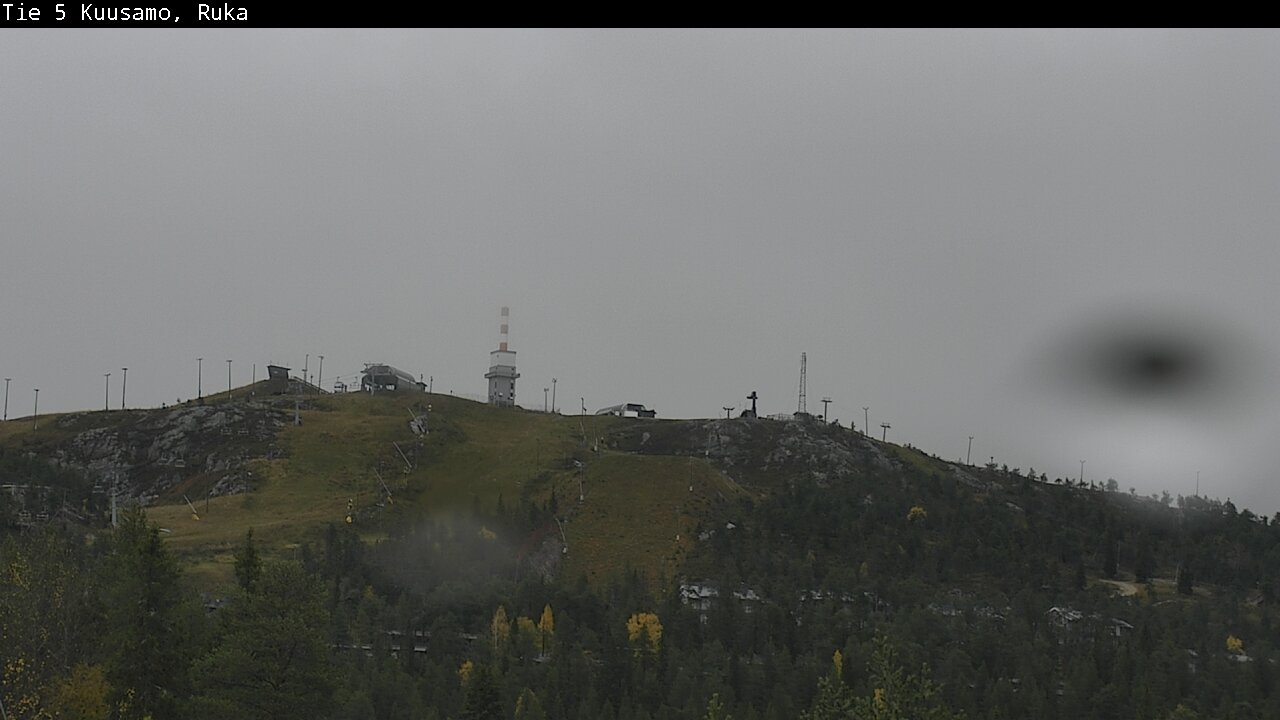 Weather Camera Image Väg 5 Kuusamo, Ruka, Kuusamo, Pohjois-Pohjanmaa
