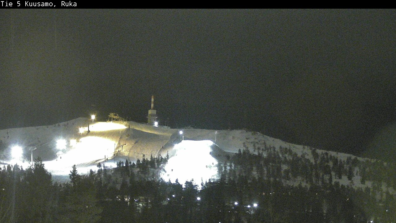 Weather Camera Image Road 5 Kuusamo, Ruka, Kuusamo, Pohjois-Pohjanmaa