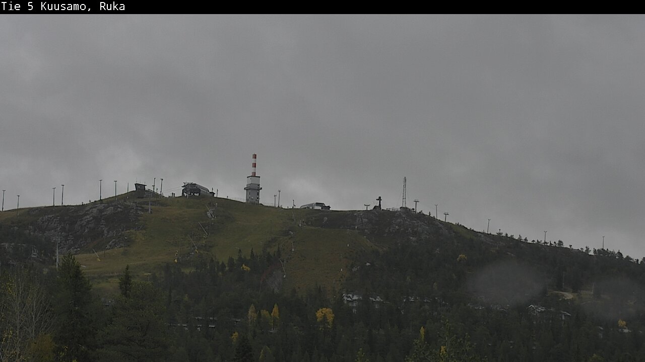 Weather Camera Image Väg 5 Kuusamo, Ruka, Kuusamo, Pohjois-Pohjanmaa