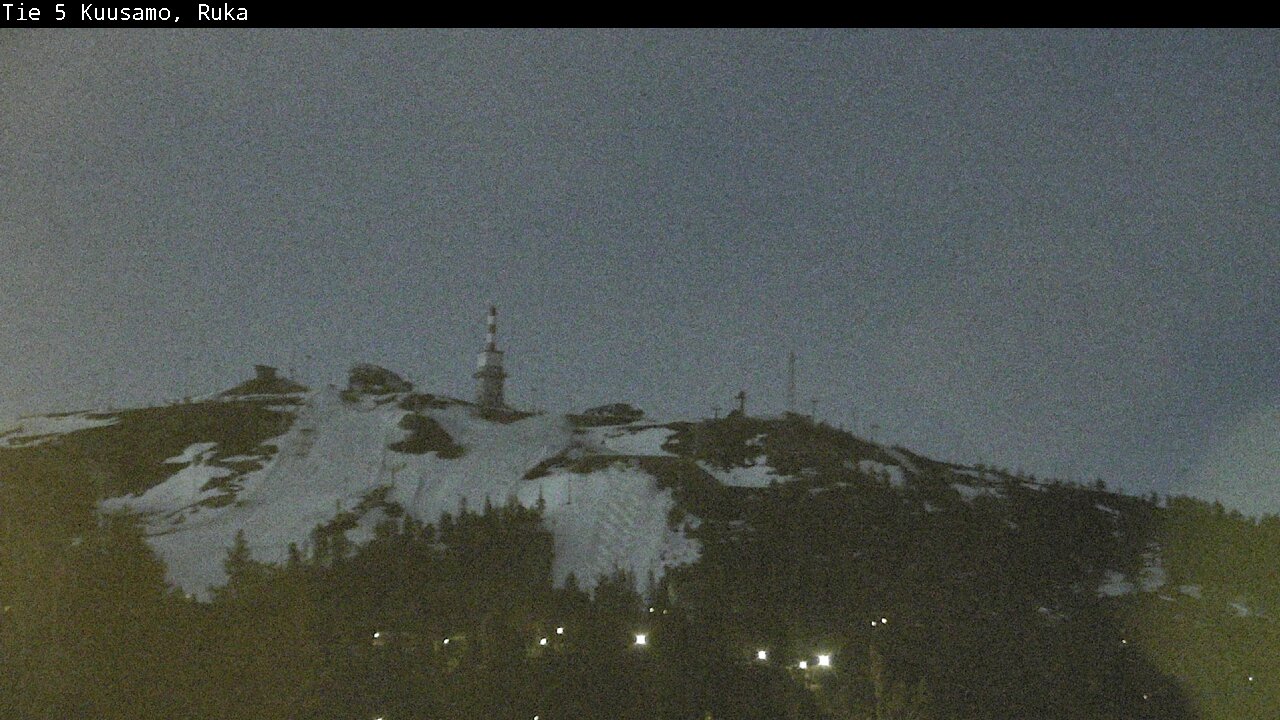 Weather Camera Image Väg 5 Kuusamo, Ruka, Kuusamo, Pohjois-Pohjanmaa