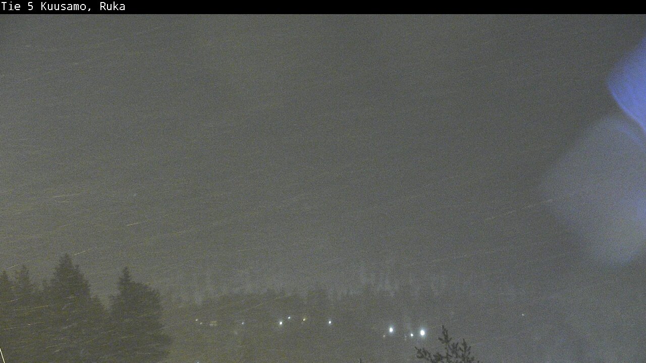 Weather Camera Image Road 5 Kuusamo, Ruka, Kuusamo, Pohjois-Pohjanmaa
