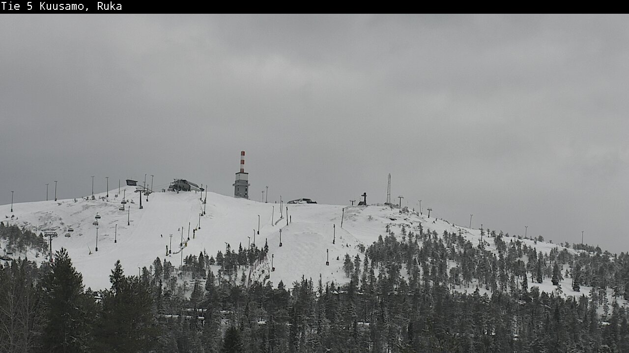 Weather Camera Image Road 5 Kuusamo, Ruka, Kuusamo, Pohjois-Pohjanmaa