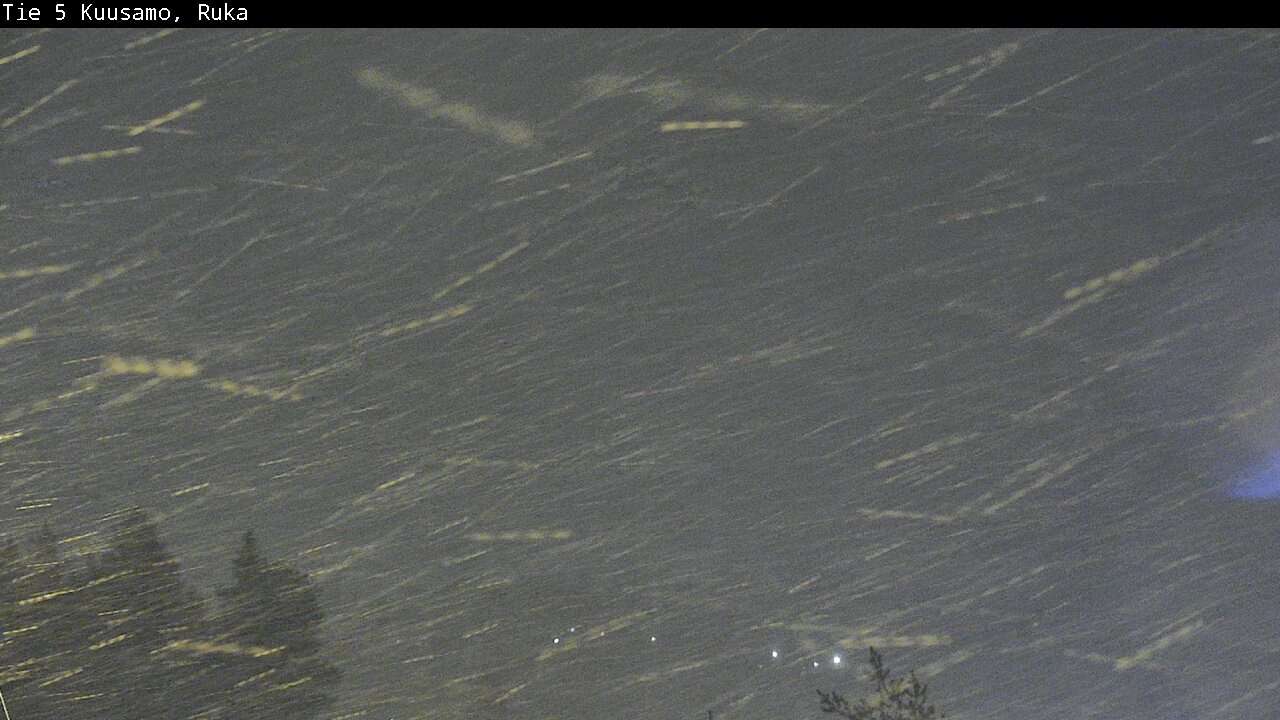 Weather Camera Image Road 5 Kuusamo, Ruka, Kuusamo, Pohjois-Pohjanmaa