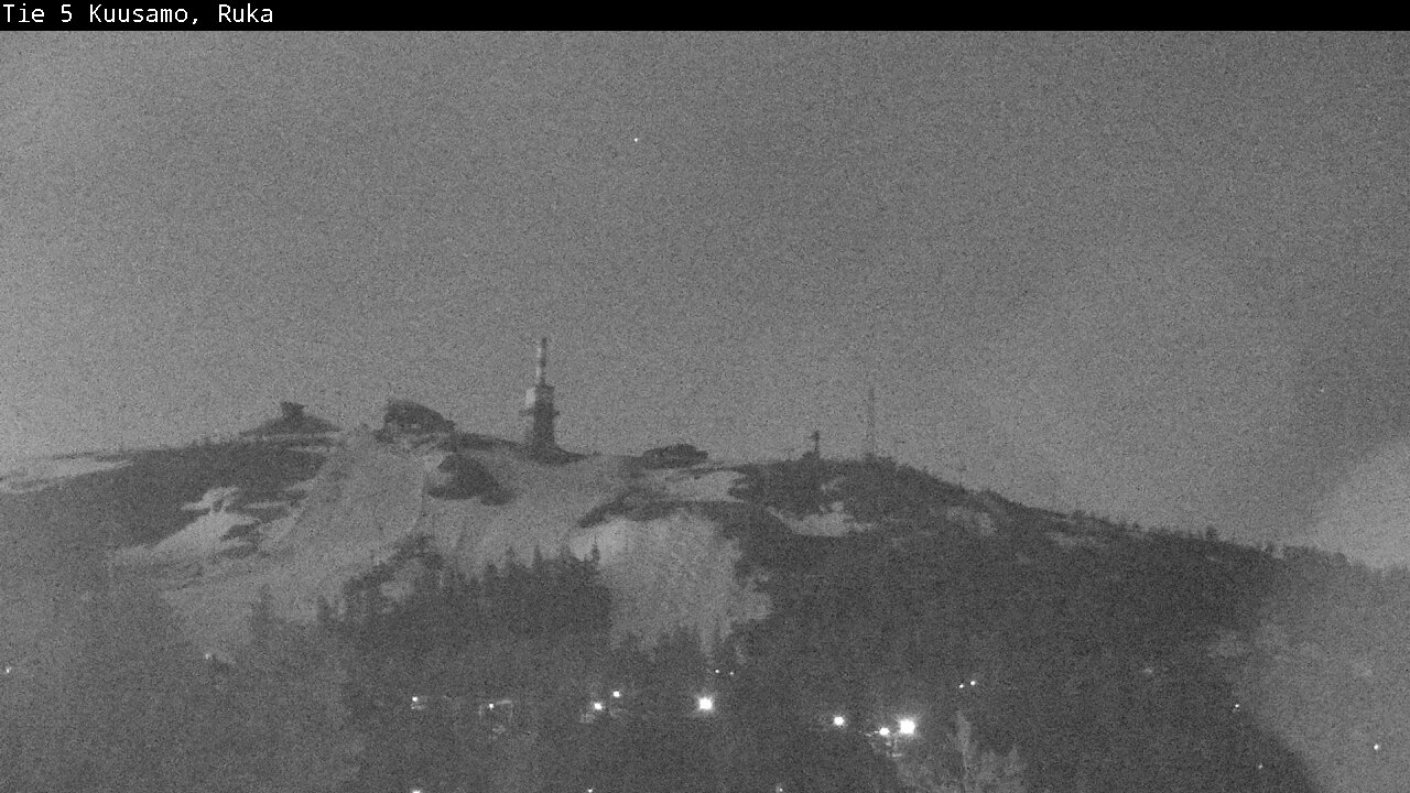 Weather Camera Image Väg 5 Kuusamo, Ruka, Kuusamo, Pohjois-Pohjanmaa