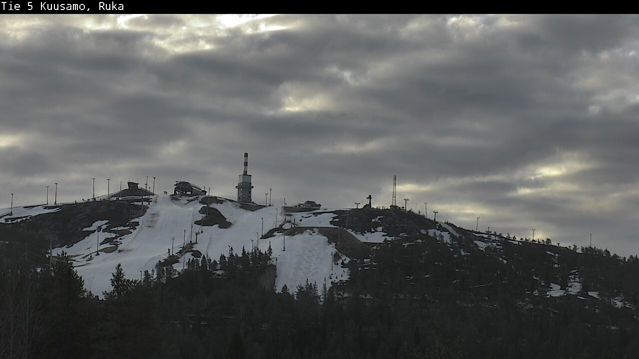 Weather Camera Image Road 5 Kuusamo, Ruka, Kuusamo, Pohjois-Pohjanmaa