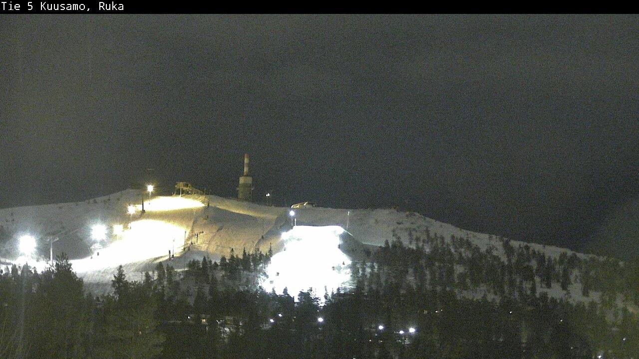 Weather Camera Image Road 5 Kuusamo, Ruka, Kuusamo, Pohjois-Pohjanmaa