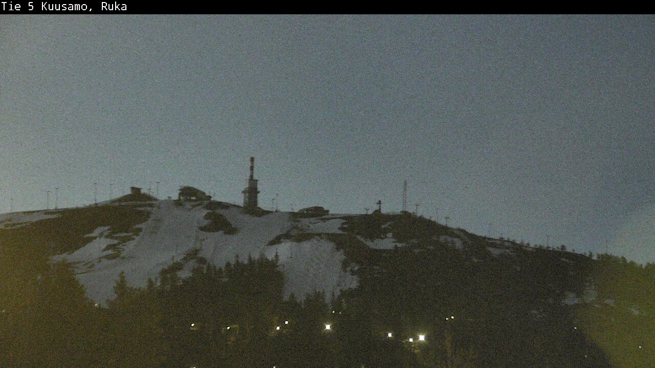 Weather Camera Image Väg 5 Kuusamo, Ruka, Kuusamo, Pohjois-Pohjanmaa