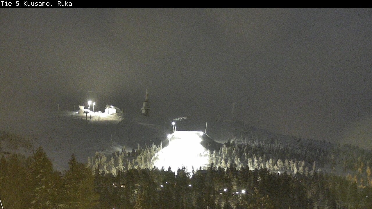 Weather Camera Image Road 5 Kuusamo, Ruka, Kuusamo, Pohjois-Pohjanmaa