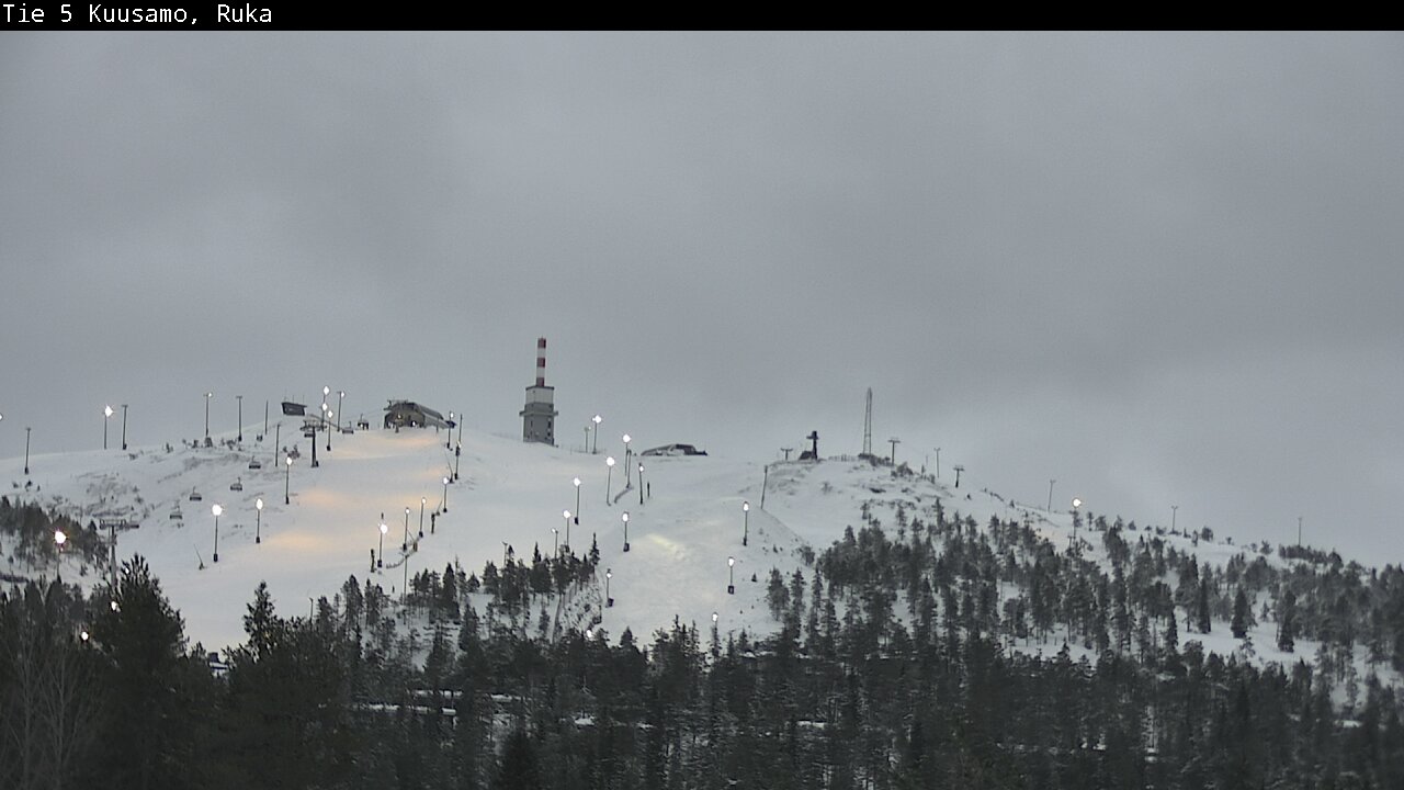 Weather Camera Image Road 5 Kuusamo, Ruka, Kuusamo, Pohjois-Pohjanmaa