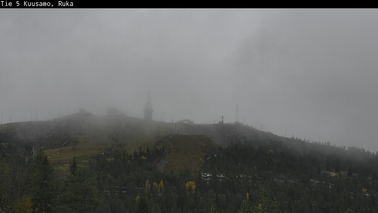 Weather Camera Image Väg 5 Kuusamo, Ruka, Kuusamo, Pohjois-Pohjanmaa