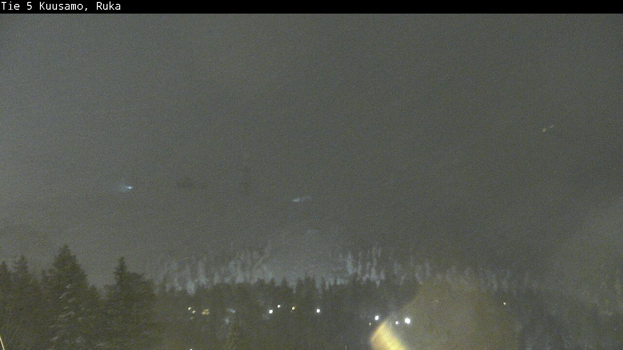 Weather Camera Image Road 5 Kuusamo, Ruka, Kuusamo, Pohjois-Pohjanmaa