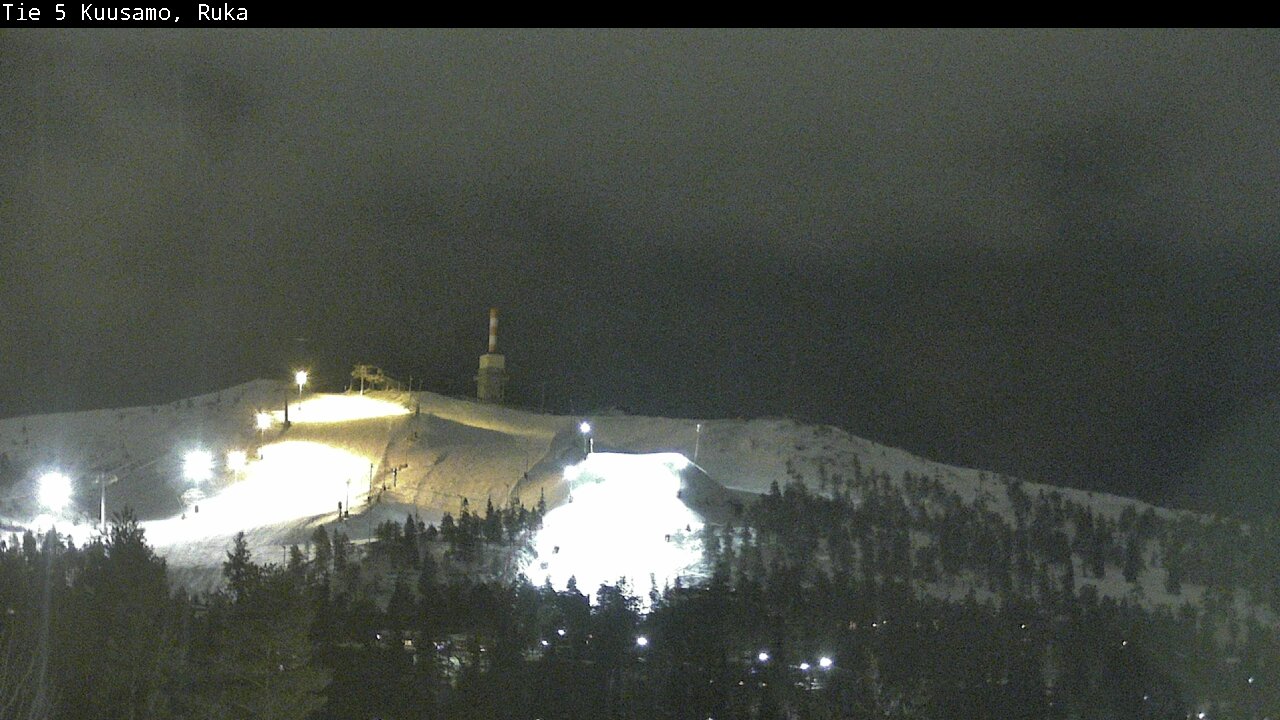 Weather Camera Image Road 5 Kuusamo, Ruka, Kuusamo, Pohjois-Pohjanmaa