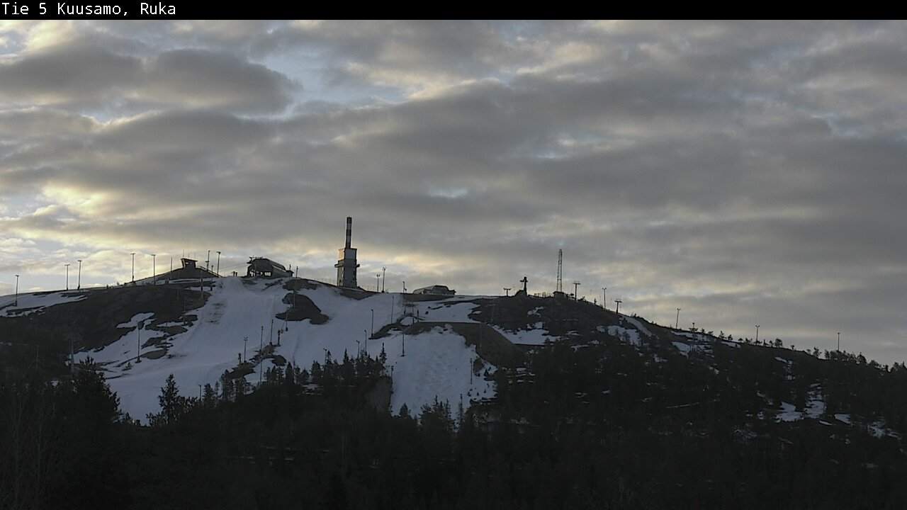 Weather Camera Image Road 5 Kuusamo, Ruka, Kuusamo, Pohjois-Pohjanmaa