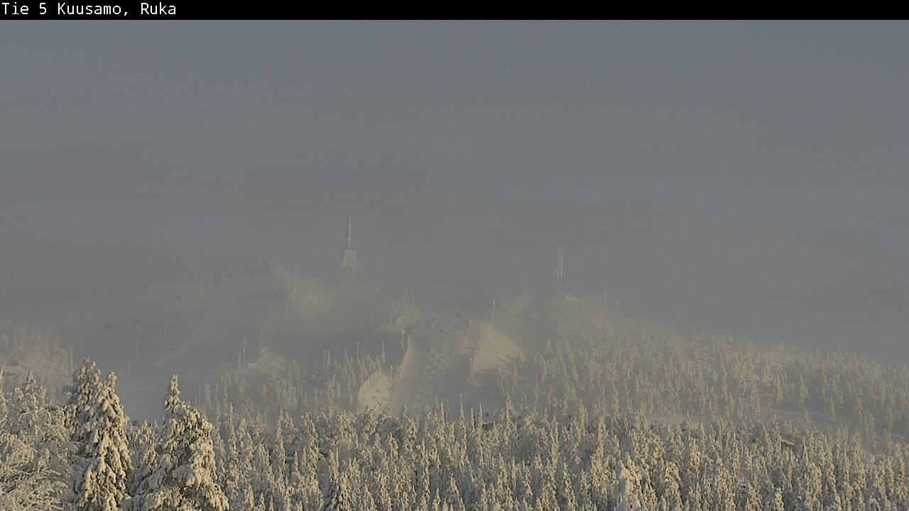 Weather Camera Image Road 5 Kuusamo, Ruka, Kuusamo, Pohjois-Pohjanmaa