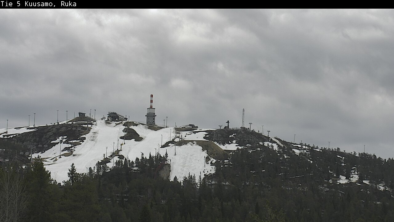 Weather Camera Image Road 5 Kuusamo, Ruka, Kuusamo, Pohjois-Pohjanmaa