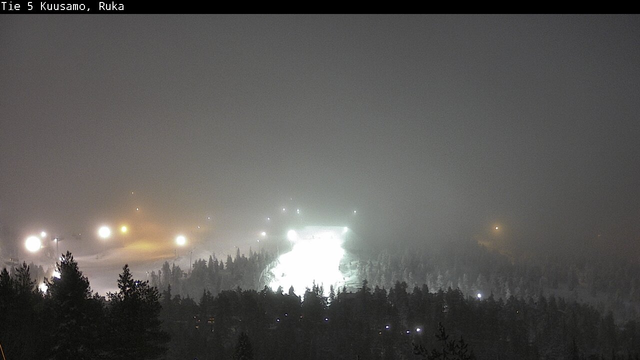 Weather Camera Image Road 5 Kuusamo, Ruka, Kuusamo, Pohjois-Pohjanmaa