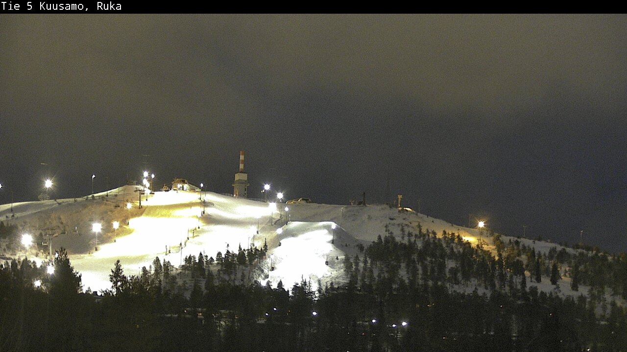 Weather Camera Image Road 5 Kuusamo, Ruka, Kuusamo, Pohjois-Pohjanmaa