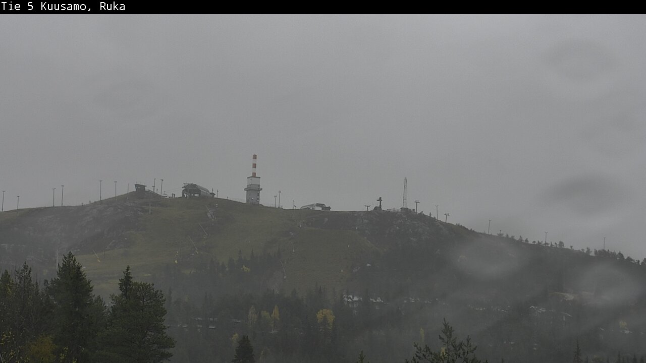 Weather Camera Image Väg 5 Kuusamo, Ruka, Kuusamo, Pohjois-Pohjanmaa